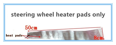 Coussinets thermiques pour volant de voiture, 2 pièces/lot, coussinets thermiques uniquement ► Photo 1/2