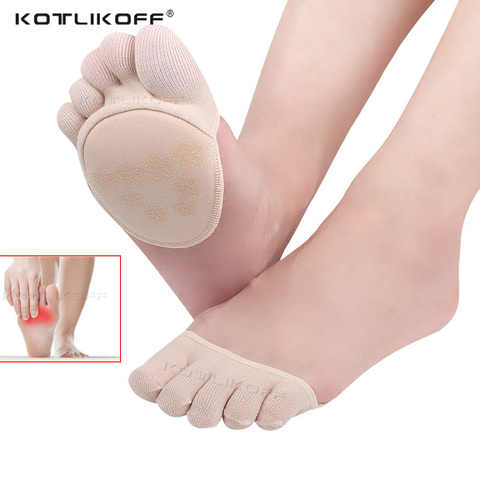 KOTLIKOFF coton demi semelles coussinets soins des pieds semelles avant-pied soulagement de la douleur massage métatarsien orteil coussinets semelles avant-pied ► Photo 1/6