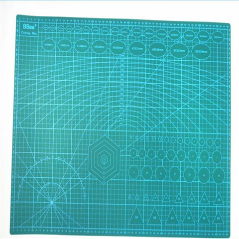 A2 Pvc Rectangle grille lignes auto guérison tapis de coupe outil tissu cuir papier artisanat outils de bricolage 45cm * 60cm ► Photo 1/3