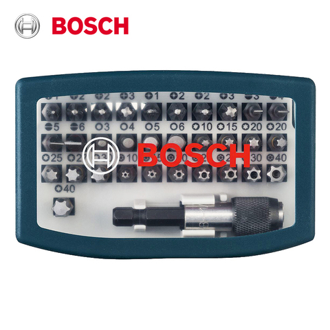 Bosch – mèches en édition limitée, outils électriques 32 pièces, perceuse à main, mèches électriques, mèches à vis ► Photo 1/6