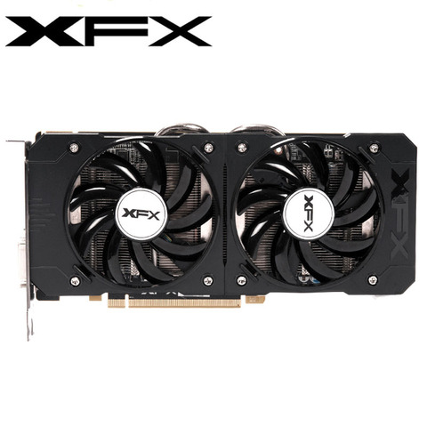 XFX Carte Vidéo R9 370 2 GO 256Bit GDDR5 Cartes Graphiques pour AMD R9 300 série VGA Cartes RX560 470 570 460 580 480 Utilisé ► Photo 1/6