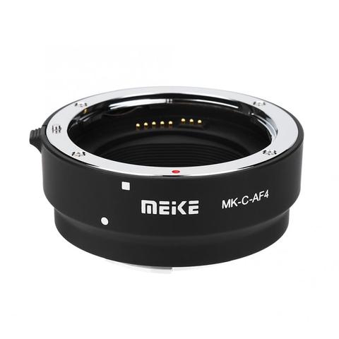 Meike MK-C-AF4 anneau d'adaptateur d'objectif de mise au point automatique pour les appareils photo sans miroir de monture de EOS-M Canon à l'objectif EF EF-S ► Photo 1/6