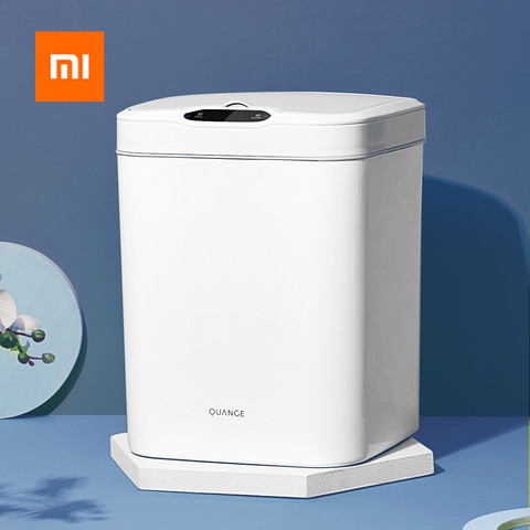 Xiaomi Quange GA1 Smart Induction classé poubelle 15L affichage numérique écran tactile Double barils ménage cendrier poubelle ► Photo 1/5