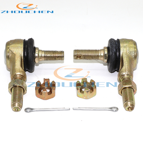 1 paire de Kits d'extrémité de biellette de M10-M10 rotule pour la chine ATV 50cc 110cc 150cc 200cc 250cc 300cc aller Kart Karting Quads pièces de vélo ► Photo 1/6
