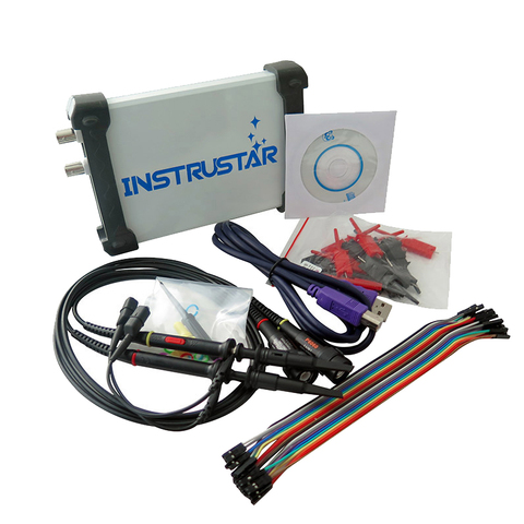 Oscilloscope virtuel analogique USB MDSO-LA PC, version améliorée ISDS205C, analyseur logique à 16 canaux, bande passante 20M, analyse de Circuit ► Photo 1/6