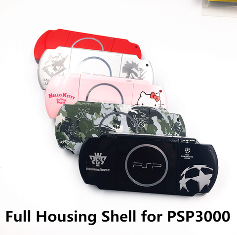 Pour PSP3000 PSP 3000 Console de jeu boîtier complet coque housse de remplacement ► Photo 1/6