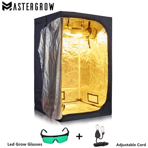 MasterGrow Led élèvent la tente de culture hydroponique d'intérieur légère, poussent la plante de boîte de pièce, les serres réfléchissantes Non toxiques de jardin de Mylar ► Photo 1/6