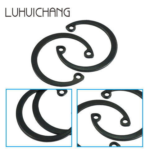 LUCHANG – Circlips en acier au manganèse, pour un trou, bague de retenue, support de roulement, anneau interne en métal, assortiment noir ► Photo 1/5