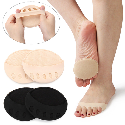 1 paire cinq orteils avant-pied coussinets pour femmes talons hauts demi semelles Invisible pied douleur soins absorbe choc chaussettes orteil coussinet Inserts ► Photo 1/1