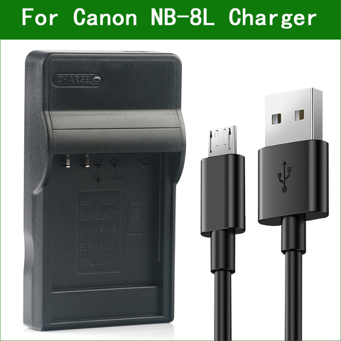 Chargeur de batterie pour appareil photo numérique, NB-8L NB8L NB 8L CB-2LA CB-2LAE, pour Canon PowerShot A2200 A3000 A3100 A3150 A3200 A3300 IS ► Photo 1/5