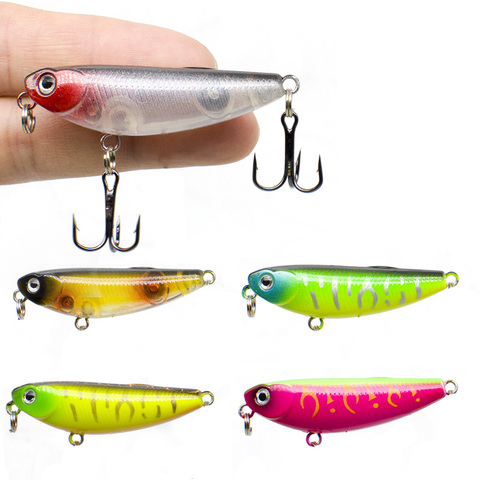 FOVONON crayon Wobbler 5.5cm/5.5g leurre de pêche appâts Jerkbait appât perche Pesca Wobblers leurres de pêche ► Photo 1/6