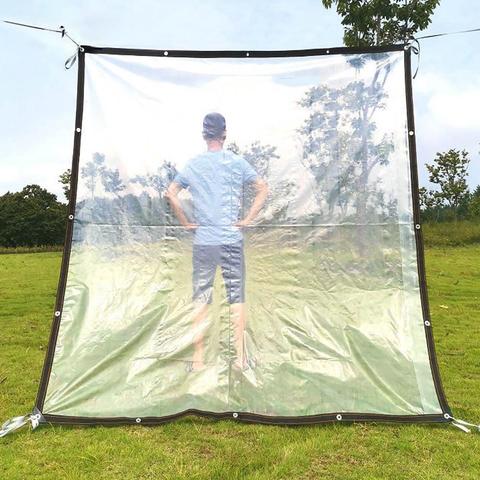 Plastique épaissir Transparent étanche Film couverture jardin plante ombre abri extérieur jardin plage Camping tente ► Photo 1/6