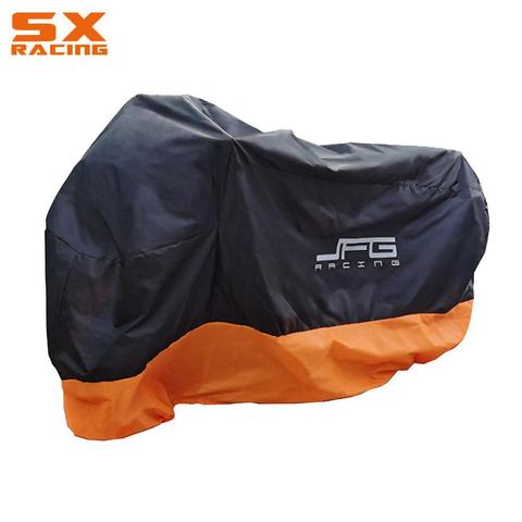 Moto couverture poussière UV protecteur étanche vélo garde pluie Protection anti-poussière universel extérieur vélo M L XL 2XL 3XL ► Photo 1/5