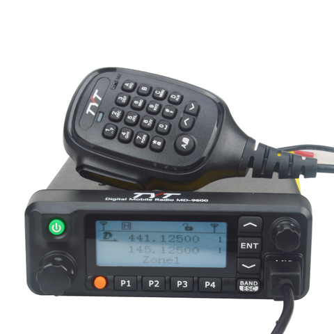 Radio Mobile DMR TYT MD-9600 VHF/UHF double bande 50 watts 1000CH AMBE + + radio mobile numérique ► Photo 1/6