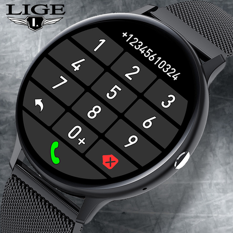 LIGE – montre connectée pour hommes et femmes, bracelet électronique, avec fonction de réponse aux appels, connectivité Bluetooth 4G ROM, moniteur d'activité physique, étanche IP67, 2022 ► Photo 1/6