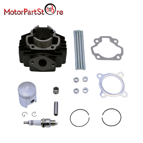 Nouveau Kit de jeu d'extrémité supérieure de joint d'anneau de Piston de cylindre de moteur Durable pour Yamaha PW50 PW 50 PEEWEE QT 50 QT50 40MM ► Photo 1/6