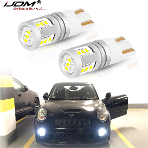 IJDM-lumières de stationnement blanc W5W LED Canbus, 12V-32V 168 T10 LED, pour BMW mini Cooper F54 F55 F56 R52 R53 R55 R56 ► Photo 1/6