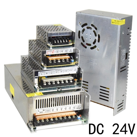 Alimentation électrique 24 V, Source d'éclairage LED, transformateur de commutation AC 110V 220 V à DC 24W 48W 72W 600W 220 V ► Photo 1/6