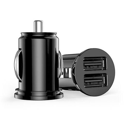 Mini chargeur de voiture avec double Port USB 12V, adaptateur secteur rapide pour iPhone, iPad, iPad ► Photo 1/6