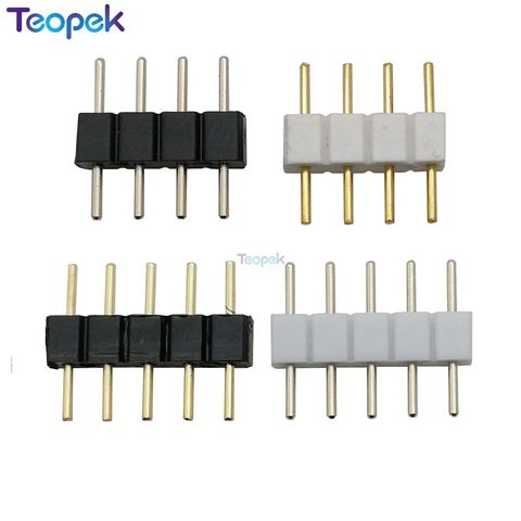 20 Pièces 4 Broches RVB/5PIN RGBW 6Pin RGBCCT Mâle/Femelle Connecteur D'aiguille Adaptateur ForRGB RGBW LED Rampe D'éclairage À Led Led Accessoires ► Photo 1/6