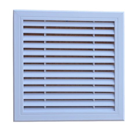 Grille d'aération en aluminium perforée en aluminium, 30x30CM, couvercle de ventilation pour volets muraux et plafonds, système de ventilation portuaire ► Photo 1/1