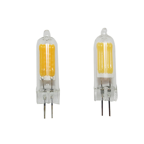 Ampoule LED G4 en verre, éclairage led de remplacement pour lustre à projecteur halogène, AC DC 12V 220V cob 6W 9W 12W ► Photo 1/6