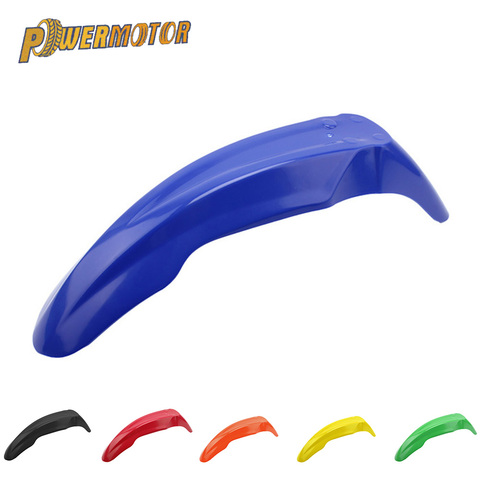 Garde-boue avant en plastique de moto pour YZ WR XR CRF KLX KX RM RMZ DR DRZ 125 250 450 universel 7 couleurs garde-boue ► Photo 1/6