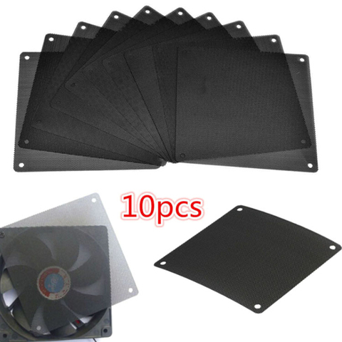 10 pièces 120mm PVC PC ventilateur filtre à poussière étui anti-poussière ordinateur refroidisseur couverture maille ► Photo 1/6