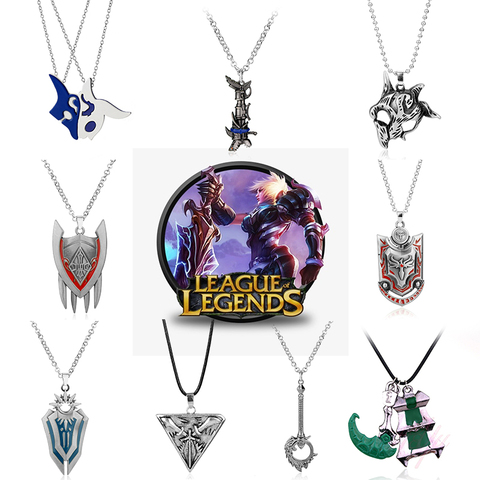 Légendes de la ligue Jinx Cannon collier longue chaîne jeu ligue arme pendentif collier Cosplay accessoires ► Photo 1/6