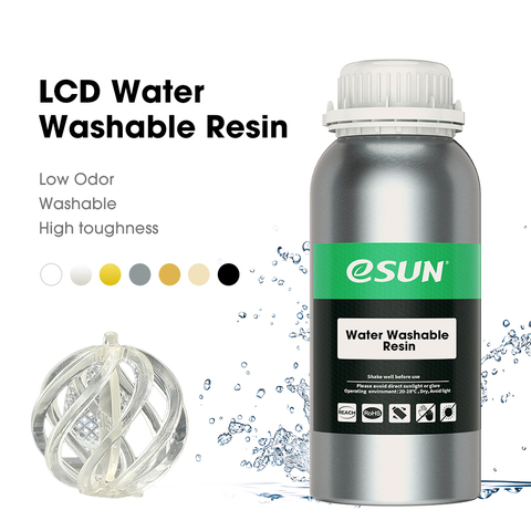 ESUN – résine pour imprimante 3D, LCD UV 405nm, résine lavable à l'eau, Photon durcissant, liquide photopolymère, 500g ► Photo 1/6