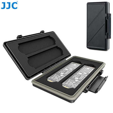 JJC 4 fentes M.2 2280 SSD étui de protection boîte support de stockage pour pc de bureau ordinateur portable M.2 2280 disque SSD interne ► Photo 1/6