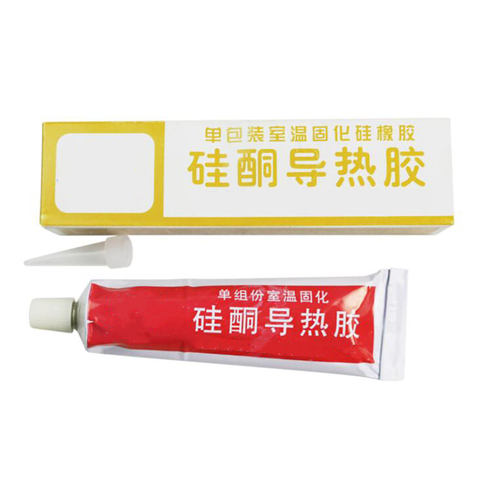 Mastic de colle thermoconductrice, plâtre de Silicone blanc, adhésif visqueux, composé de refroidissement pour puce LED GPU, dissipateur thermique, 60g ► Photo 1/2