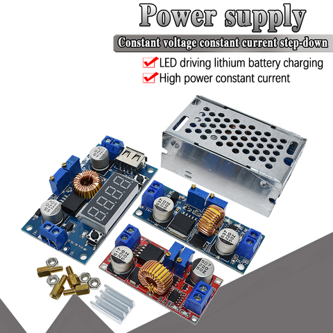 Original 5A DC à CC CC CV batterie au Lithium abaisseur carte de charge convertisseur de alimentation LED chargeur au Lithium abaisseur Module XL4015 ► Photo 1/6