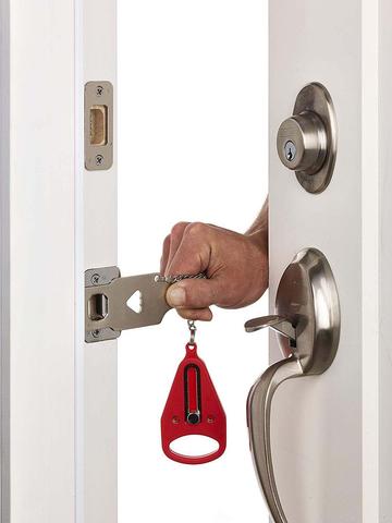 Serrure de porte Portable en métal PP, remplacement pour Addalock, pour serrure de sécurité Anti-vol, pour chambre d'hôtel ► Photo 1/6