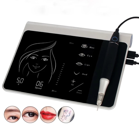 Dermografo – Machine à Microblading pour maquillage Permanent, stylo de tatouage pour sourcils, lèvres et yeux, avec cartouche, aiguille puissante ► Photo 1/6