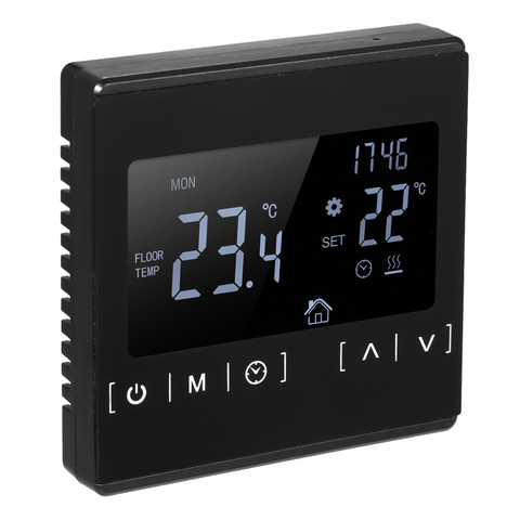 Thermorégulateur de chauffage de l'eau LCD écran tactile Thermostat système de chauffage par le sol électrique AC85-240V contrôleur de température outils ► Photo 1/6