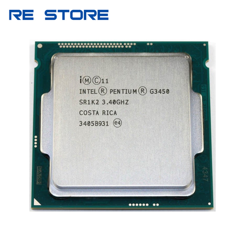 Intel Pentium G3450 3.4GHz Dual Core 3M 53W LGA 1150 processeur d'unité centrale ► Photo 1/1