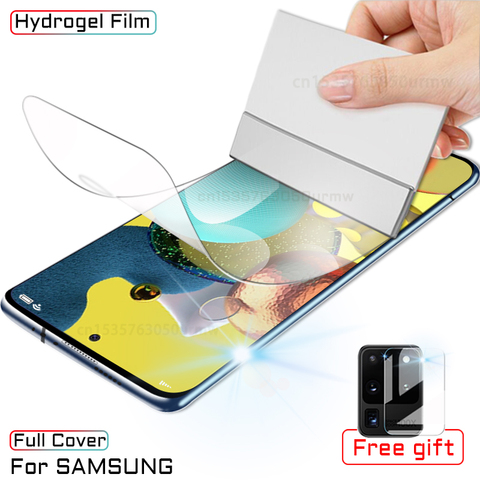 Hydrogel Film Pour Samsung Galaxy A51 A50 A71 A41 Protecteur D'écran 0n Pour Samsung A10 A20 A30 A20E A40 A60 A70 A80 A90 Pas En Verre ► Photo 1/6