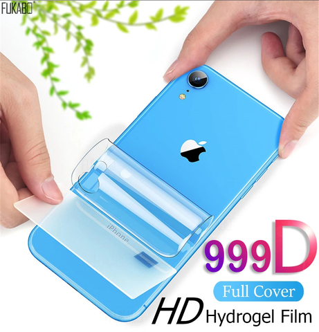 10D Protecteur D'écran Arrière Hydrogel Film Pour iPhone 7 8 Plus 11 Pro XR X XS Max Protection Pour iPhone 7 6 6s Plus Film Verre ► Photo 1/6