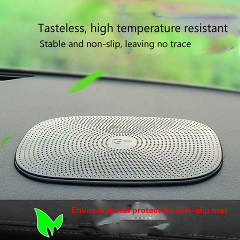 Tapis de tableau de bord antidérapant en Silicone pour voiture, support de téléphone, accessoires de voiture, GPS ► Photo 1/6