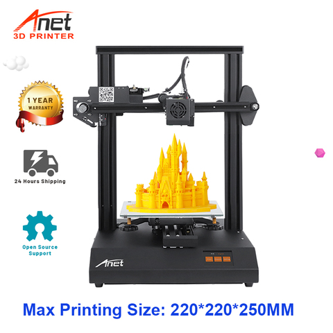 Anet ET4 Pro souper silencieux TMC2208 pilote Impresora imprimante 3D avec Auto-nivellement détection de Filament reprendre l'impression ► Photo 1/6