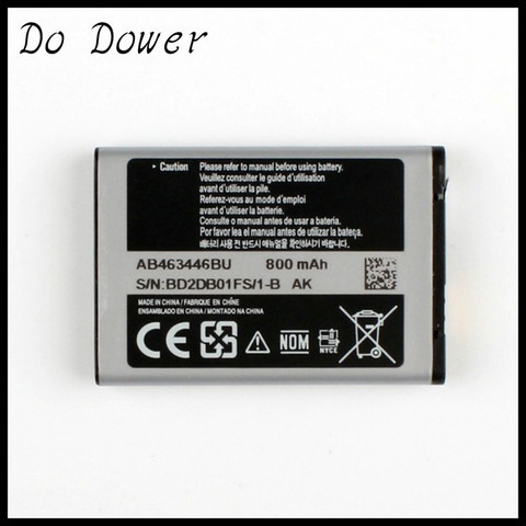 AB463446BU X208 Batterie pour C3300K B189 B309 GT-C3520 E1228 GT-E2530 E339 GT-E2330 batterie x208 AB553446BU AB043446BE ► Photo 1/4