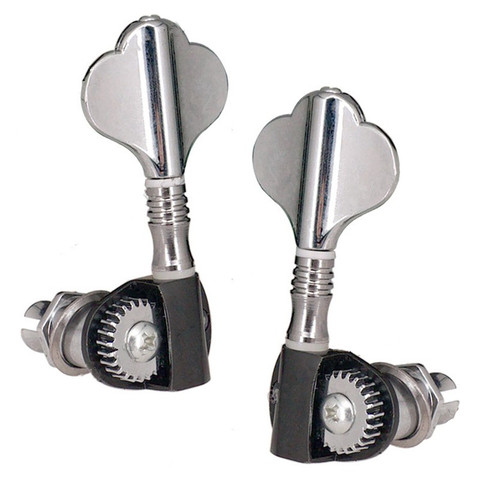 Un ensemble de 4 pièces Chrome basse Tuning chevilles Machine têtes accordeurs pour guitare basse accessoires pièces instrument de musique ► Photo 1/6