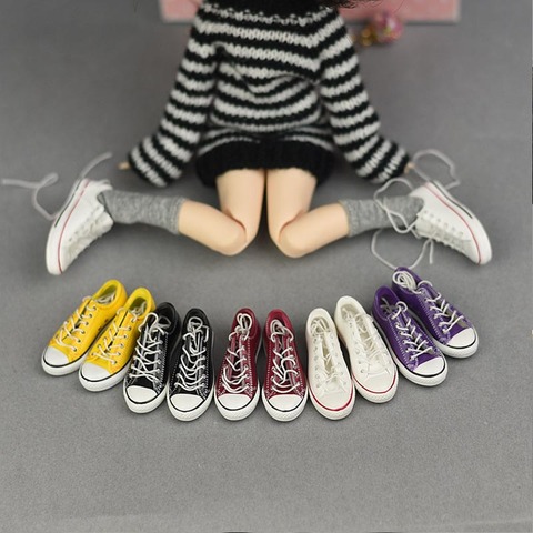 HOUZIWA BJD poupée accessoires 4.5cm baskets Blyth poupée chaussures 1/6 bjd poupée chaussures ► Photo 1/4