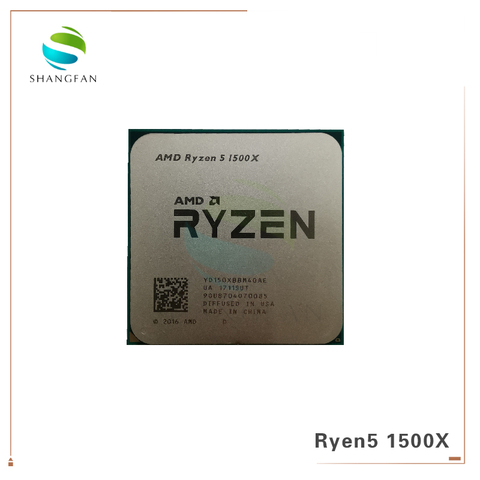 AMD Ryzen 5 1500X R5 3.5 GHz, processeur Quad Core L3 16 mo, 65W, prise AM4 ► Photo 1/1