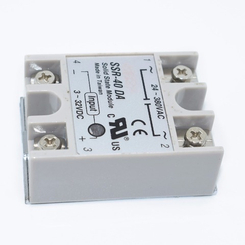 Module de relais à semi-conducteurs pour contrôleur de température 24V-380V 40A 250V, 1 pièces ► Photo 1/2