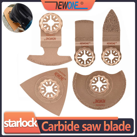 Newone – lame de scie en carbure starlock, une pièce, pour outils oscillants, adapté aux outils multiples Bosch et Fein starlock ► Photo 1/6