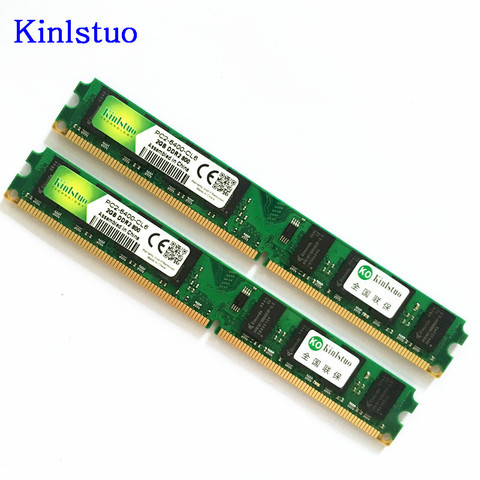 1 pièces ordinateur de bureau DIMM RAM DDR2 2Gb 800/667/ 533Mhz pour Intel & AMD 2G DDR2 mémoire vive de escritorio PC2-6400 ► Photo 1/6