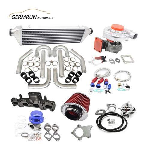 Turbo Kit T3/T4 pour 94-05 Mazda Miata 1,8l MX-5 NA8 NB IC PK WG BOV collecteur ► Photo 1/1