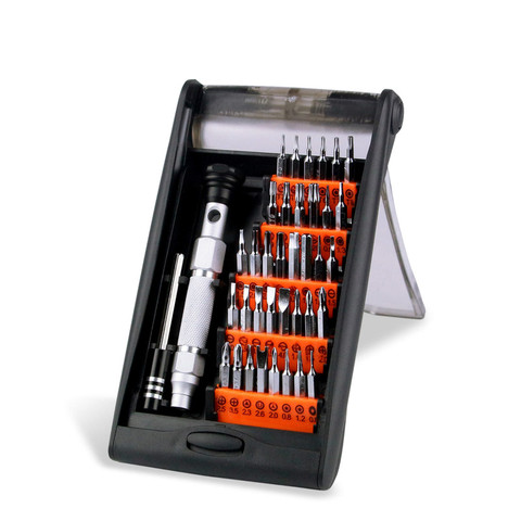 Kit de réparation professionnel en alliage d'aluminium, Kit de réparation de bricolage, jeu de Mini tournevis magnétique pour tablette de jeux d'ordinateurs portables 38 en 1 ► Photo 1/6